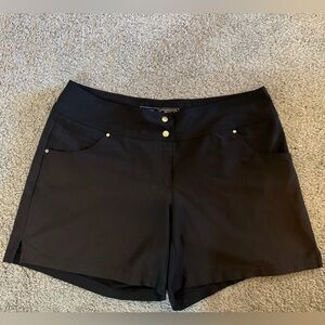 SLAZENGER women’s black golf shorts